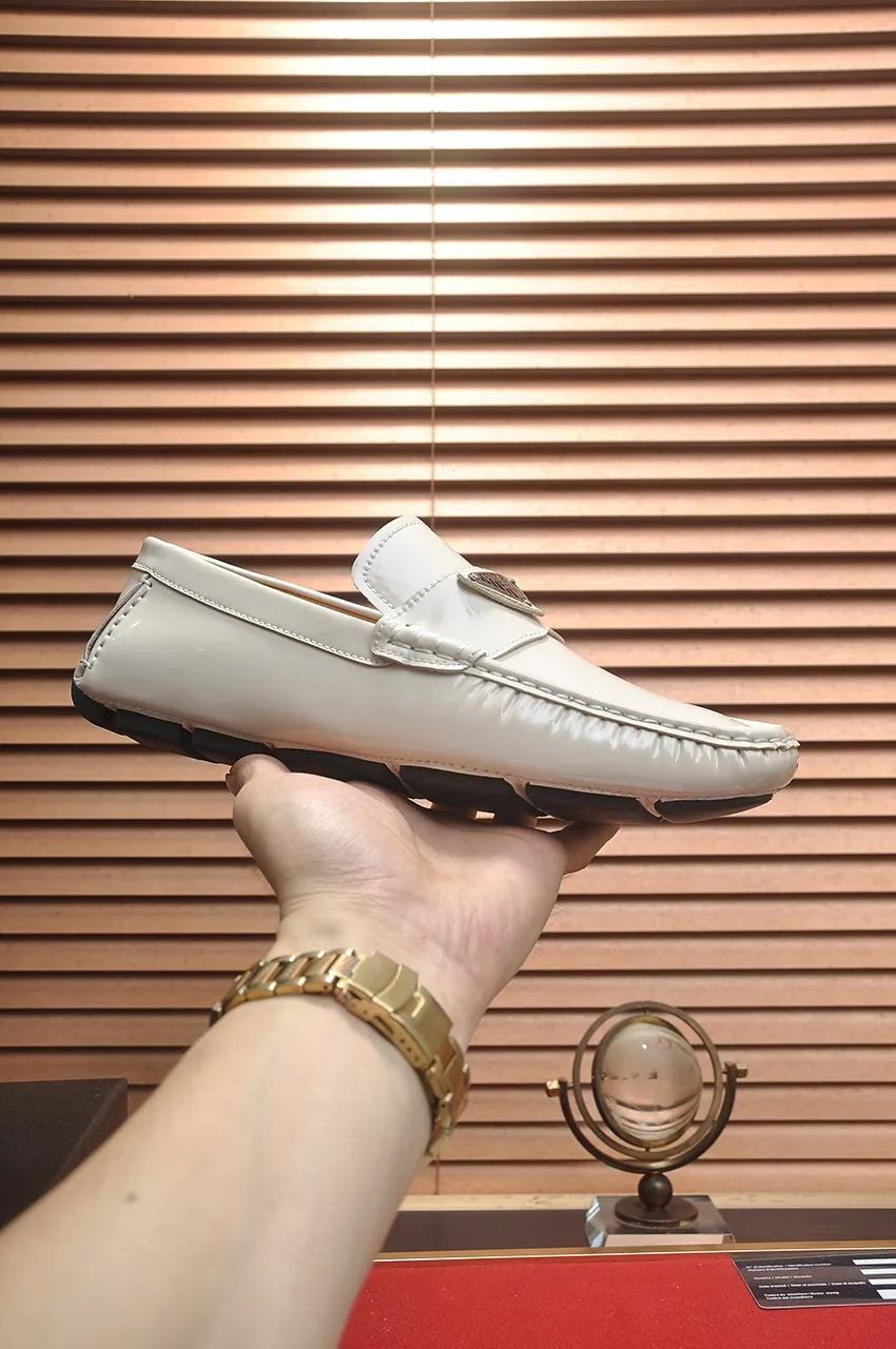 Men's Men's Shoes💰420💶【PRADA】 (High-end Niuli) New 🍀PRADA - Prada Doudou Shoes! Made of imported original cowhide, the inner top layer is comfortable cowhide lining! Original wear-resistant rubber outsole! High quality products! Code number 38-45 (45 customized)